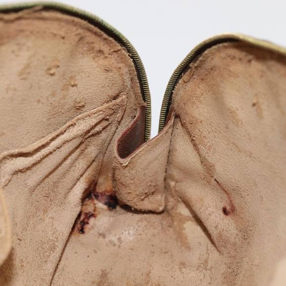 LOUIS VUITTON Monogram Trousse Demi Ronde Cosmetic Pouch M47520 LV Auth 82041 - Picture 11 of 16